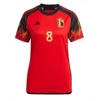 Billiga Belgien Youri Tielemans #8 Hemma fotbollskläder Dam VM 2022 Kortärmad
